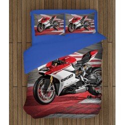 Олекотен спален комплект с мотор Дукати - Ducati