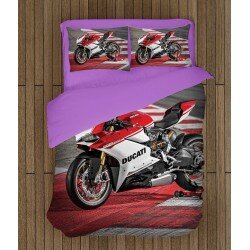 Олекотен спален комплект с мотор Дукати - Ducati