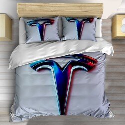 Спален комплект The Art of Tesla - Тесла неон лого