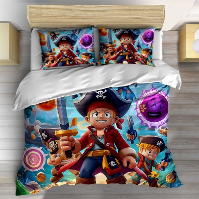 Ефетно спално бельо за деца Пирати - Pirates
