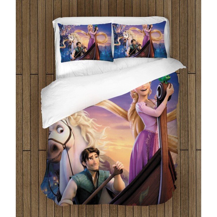 Детски спален комплект Рапунцел и Разбойникът - Rapunzel And Flynn