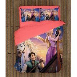 Детски спален комплект Рапунцел и Разбойникът - Rapunzel And Flynn