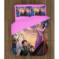 Детски спален комплект Рапунцел и Разбойникът - Rapunzel And Flynn