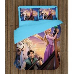 Детски спален комплект Рапунцел и Разбойникът - Rapunzel And Flynn