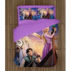Детски спален комплект Рапунцел и Разбойникът - Rapunzel And Flynn