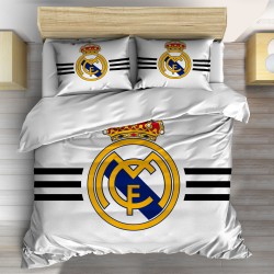 Спално бельо Лого Реал Мадрид с линии - Real Madrid Logo with Lines