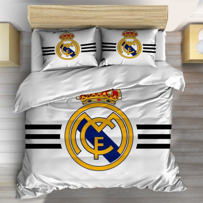 Спално бельо Лого Реал Мадрид с линии - Real Madrid Logo with Lines
