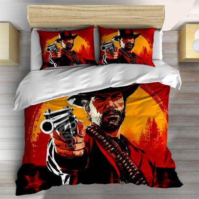 3D спално бельо Ред Дед Редемпшън - Red Dead Redemption