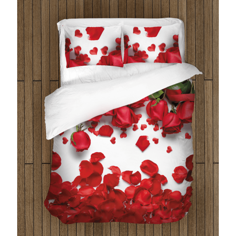 Спално бельо със завивка Романтика рози - Roses Romance
