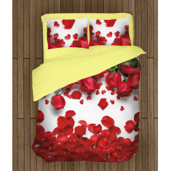 Спално бельо със завивка Романтика рози - Roses Romance
