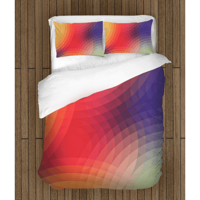Дизайнерско спално бельо Цветни кръгове - Colorful Cyrcles