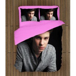 Фенско спално бельо със завивка Шон Мендес - Shawn Mendes Black