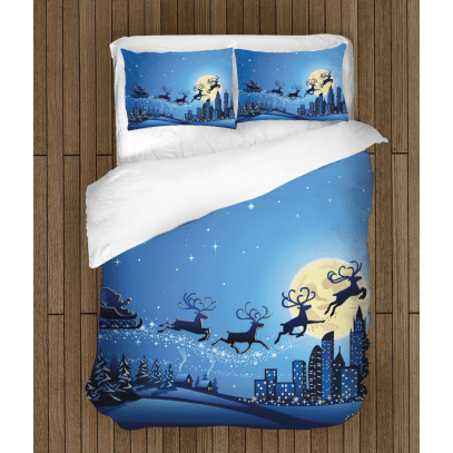 Коледно спално бельо Шейната на дядо Коледа - Santa's Sledge