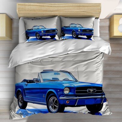 Спален комплект  The Classic Blue Mustang - Класическият син Мустанг
