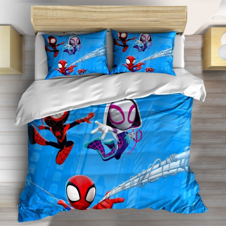 Олекотен спален комплект Спайди - Spidey in air