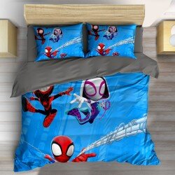 Олекотен спален комплект Спайди - Spidey in air