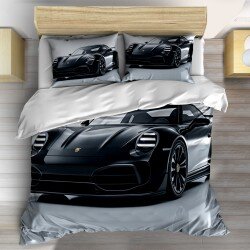 Спално бельо Black Sports Car - Черна спортна кола