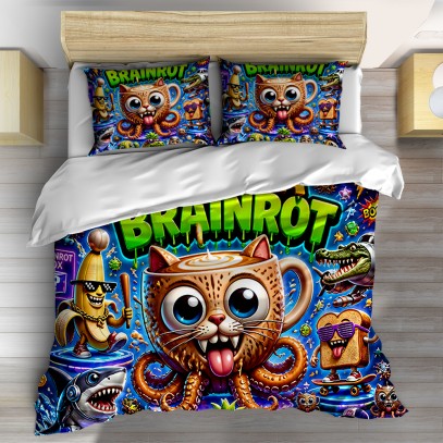 Модерно спално бельо Steal a Brainrot
