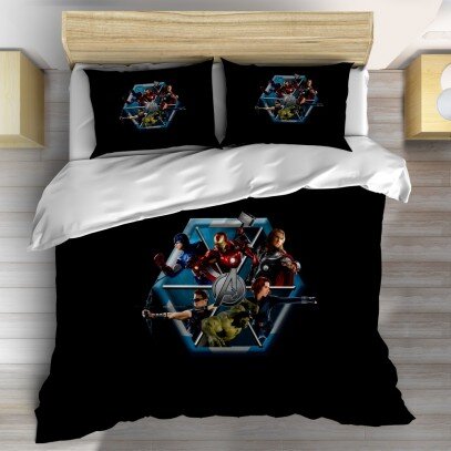 Детски комплект Отмъстителите - The Avengers Black
