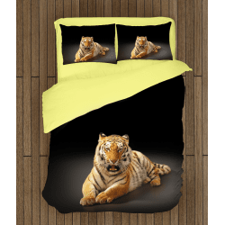 Комплект 3D чаршафи Тигър - Tiger Black