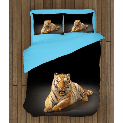 Комплект 3D чаршафи Тигър - Tiger Black