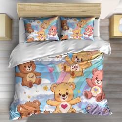 Цветно спално бельо Весели мечета - Happy Teddy Bears