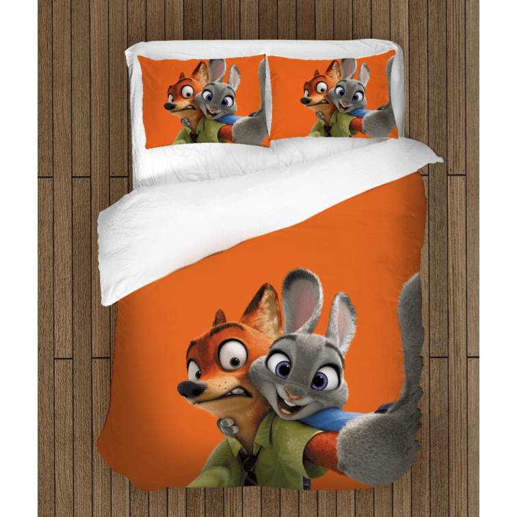 Комплект спално бельо със завивка Зоотрополис - Zootropolis