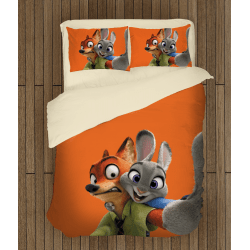 Комплект спално бельо със завивка Зоотрополис - Zootropolis