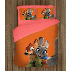 Комплект спално бельо със завивка Зоотрополис - Zootropolis