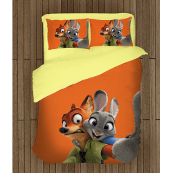 Комплект спално бельо със завивка Зоотрополис - Zootropolis
