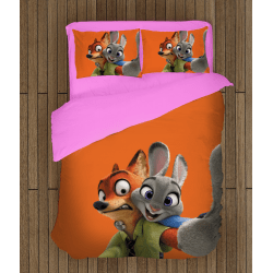Комплект спално бельо със завивка Зоотрополис - Zootropolis