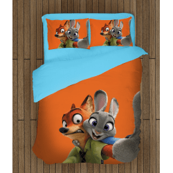 Комплект спално бельо със завивка Зоотрополис - Zootropolis