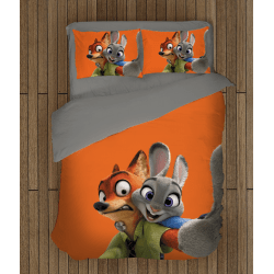 Комплект спално бельо със завивка Зоотрополис - Zootropolis