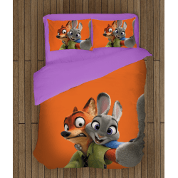 Комплект спално бельо със завивка Зоотрополис - Zootropolis