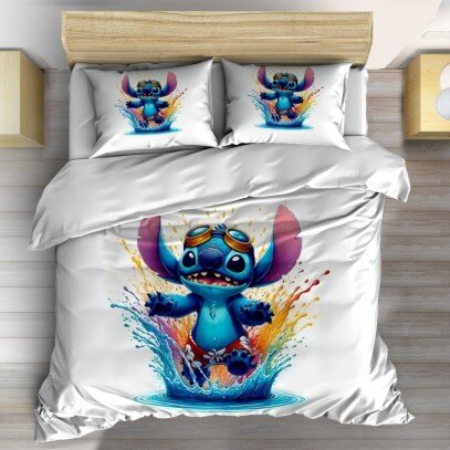 Забавно спално бельо Stich - Стич