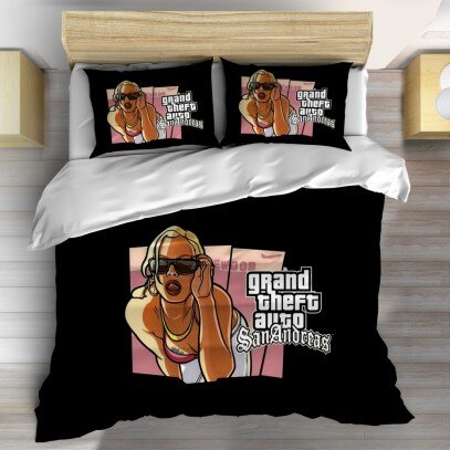 Комплект чаршафи Grand Theft Auto San Andreas