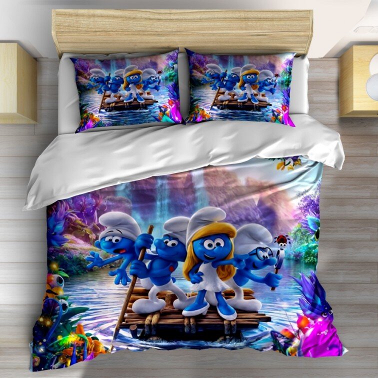 Детски чаршафи the Smurfs Colours - Смърфовете