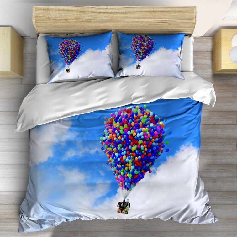 3D спално бельо Colorful Balloon - Парти цветен балон