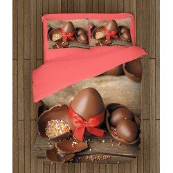 Спално бельо за Великден Шоколадови яйца - Chocolate Eggs