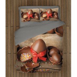 Спално бельо за Великден Шоколадови яйца - Chocolate Eggs