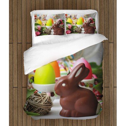Великденски спален комплект Шоколадово зайче - Chocolate Bunny